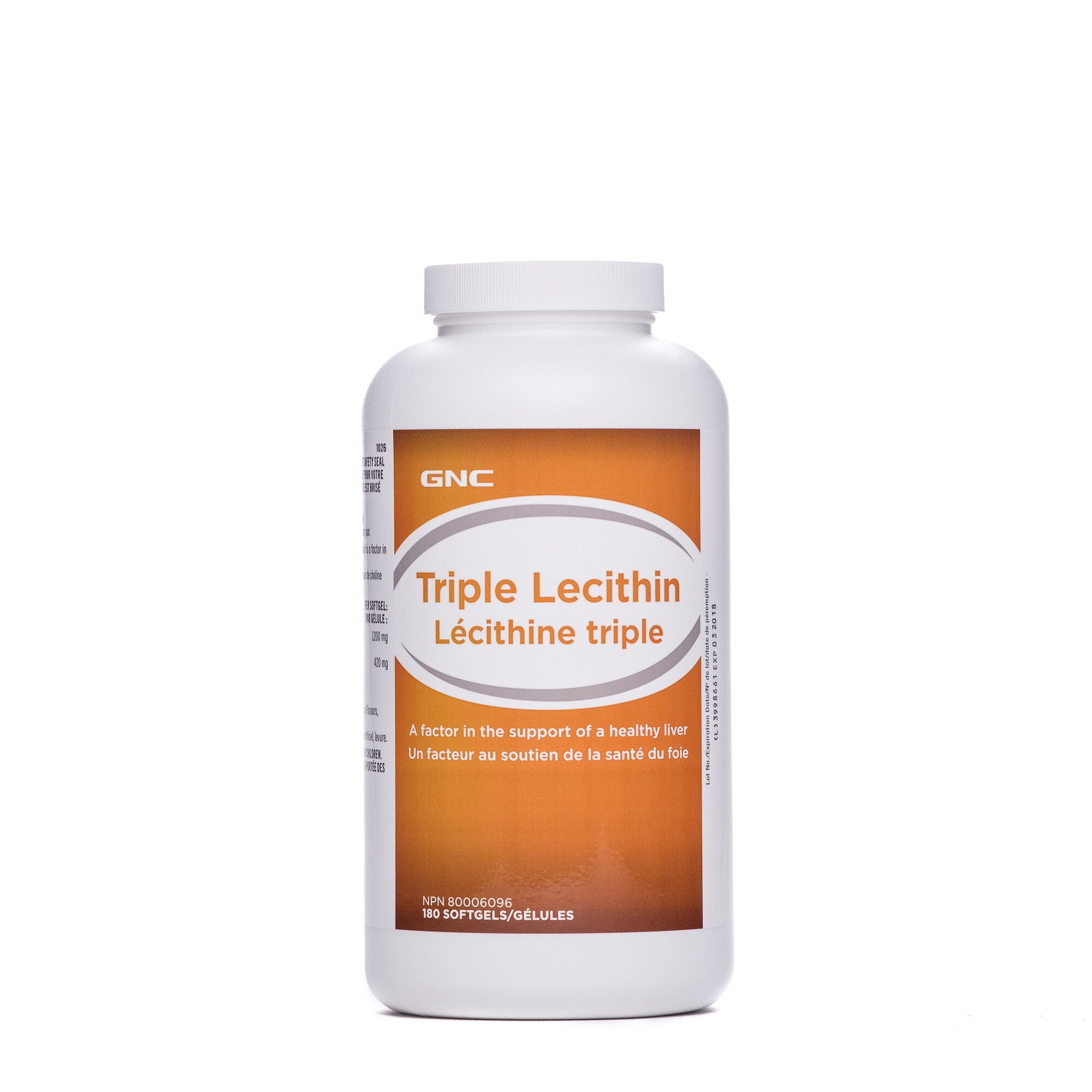 L&eacute;cithine &agrave; concentration triple 1&nbsp;200&nbsp;mg  | GNC